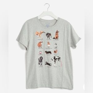 Vera Bradley Short-Sleeved Graphic T-Shirt in Dog Show NWT